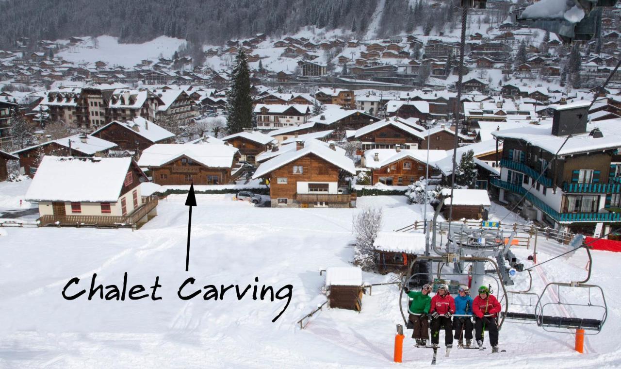 Simply Morzine - Chalet Carving Luaran gambar