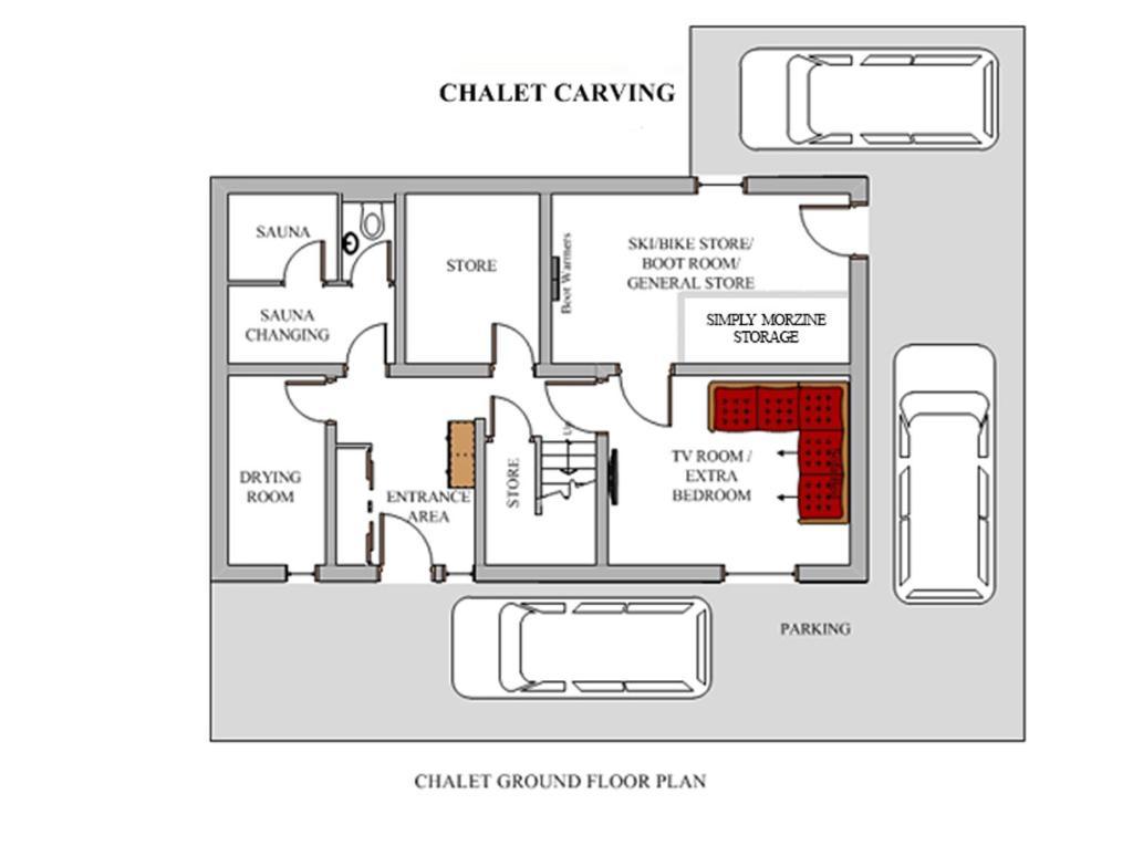 Simply Morzine - Chalet Carving Luaran gambar